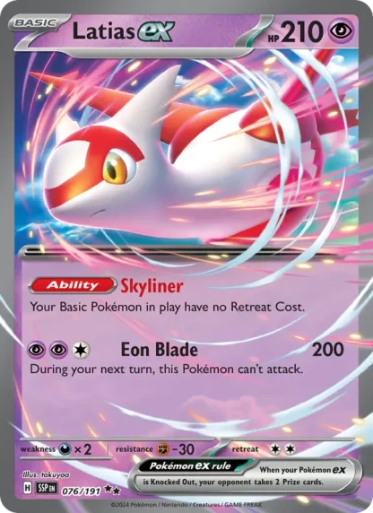 Latias ex · Surging Sparks 076