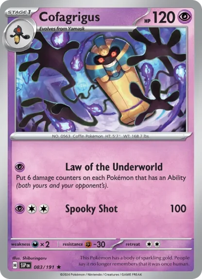 Cofagrigus · Surging Sparks 083