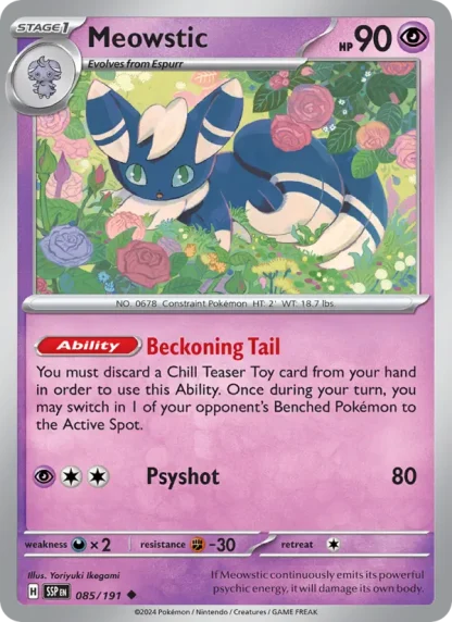 Meowstic · Surging Sparks 085