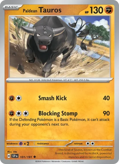 Paldean Tauros · Surging Sparks 101