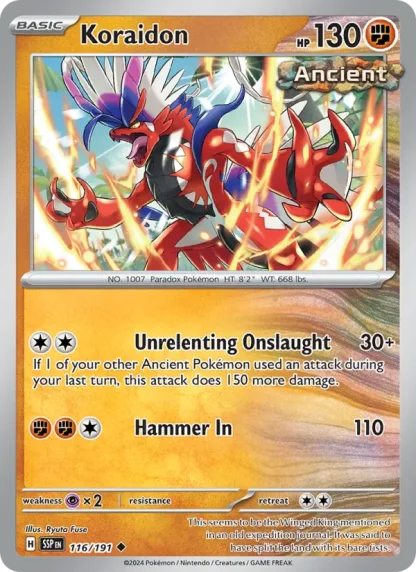 Koraidon · Surging Sparks 116
