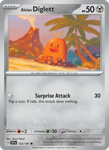 Alolan Diglett · Surging Sparks 122