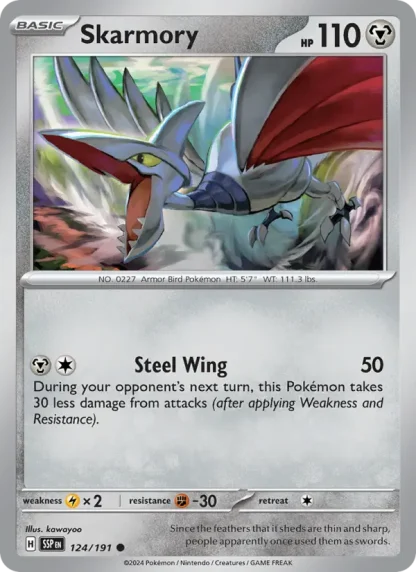 Skarmory · Surging Sparks 124
