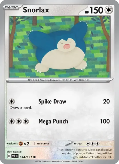 Snorlax · Surging Sparks 144
