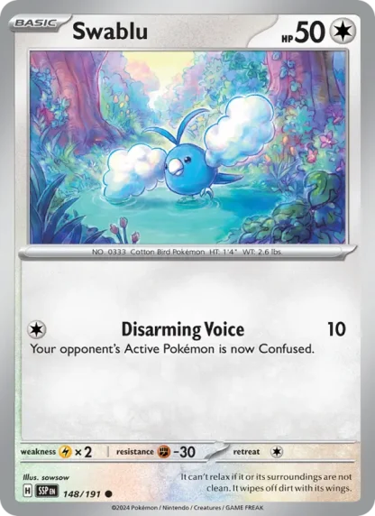 Swablu · Surging Sparks 148