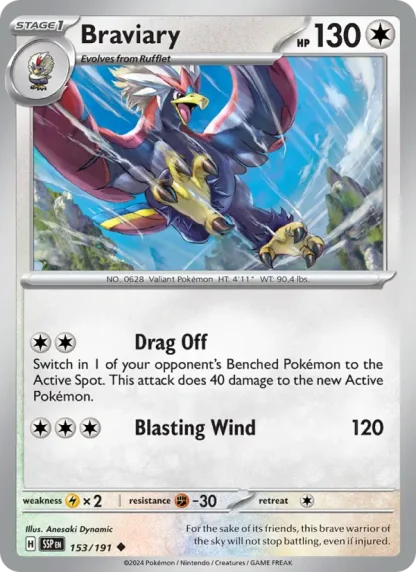Braviary · Surging Sparks 153