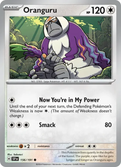 Oranguru · Surging Sparks 156