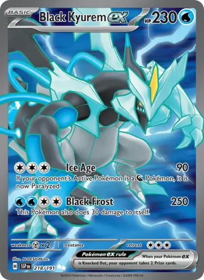 Black Kyurem ex · Surging Sparks 218