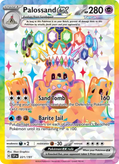 Palossand ex · Surging Sparks 221