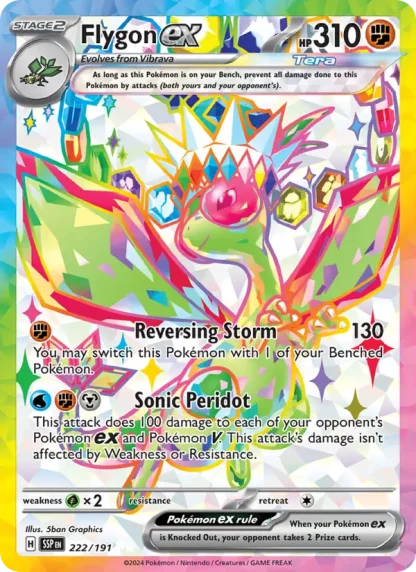Flygon ex · Surging Sparks 222