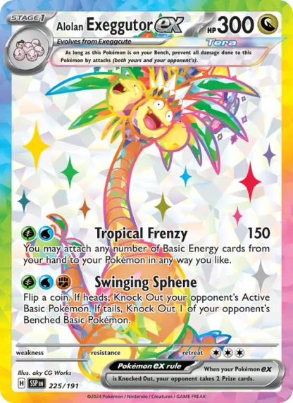 Alolan Exeggutor ex · Surging Sparks 225