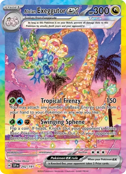 Alolan Exeggutor ex · Surging Sparks 242
