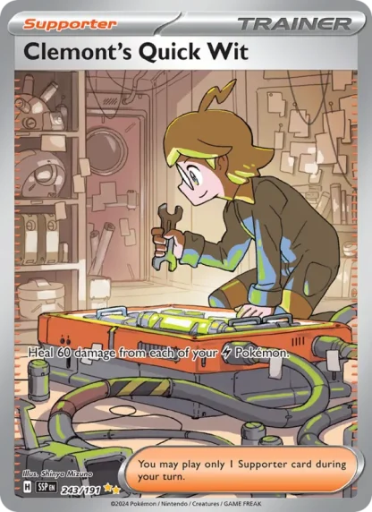 Clemont's Quick Wit · Surging Sparks 243