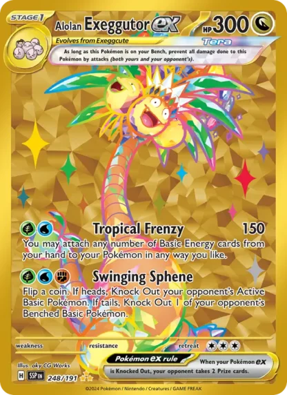 Alolan Exeggutor ex · Surging Sparks 248