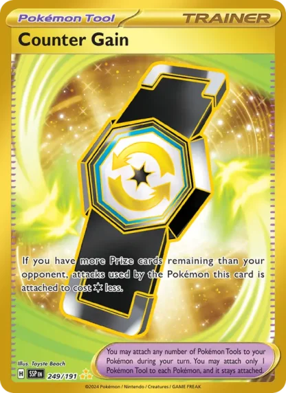 Counter Gain · Surging Sparks 249