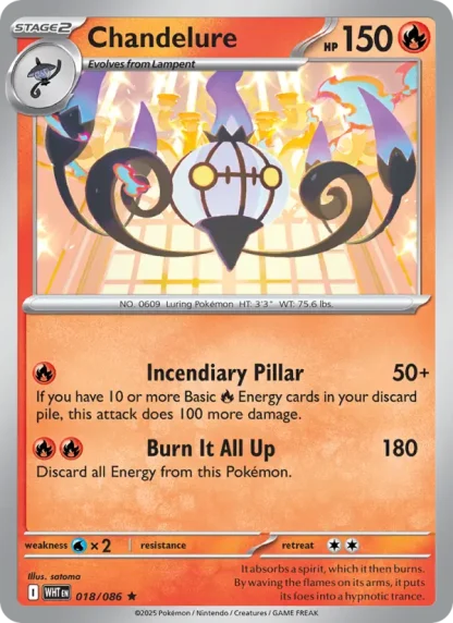 Chandelure · White Flare 018