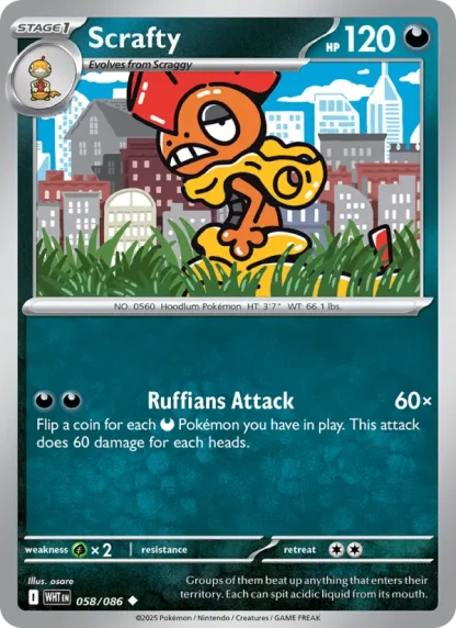 Scrafty · White Flare 058
