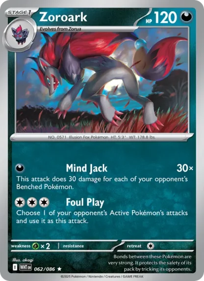 Zoroark · White Flare 062