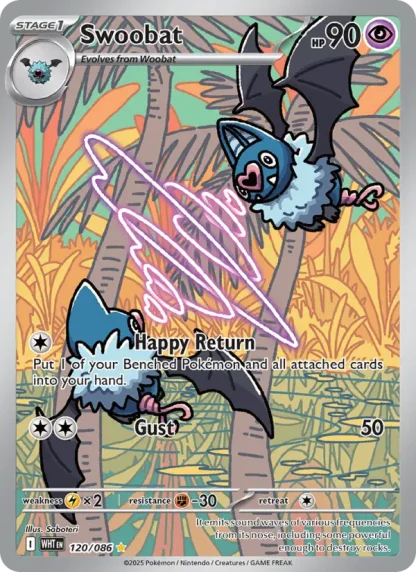 Swoobat · White Flare 120