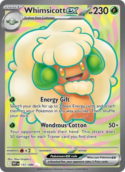Whimsicott ex · White Flare 157