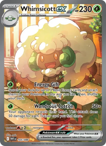 Whimsicott ex · White Flare 165