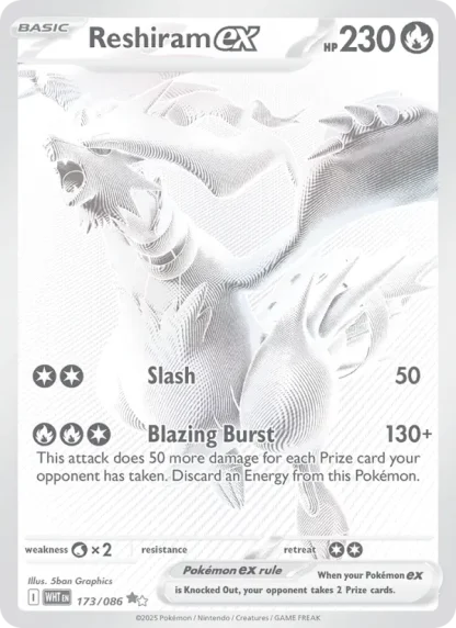 Reshiram ex · White Flare 173