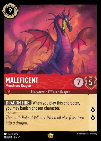 Maleficent - Monstrous Dragon · The First Chapter 113
