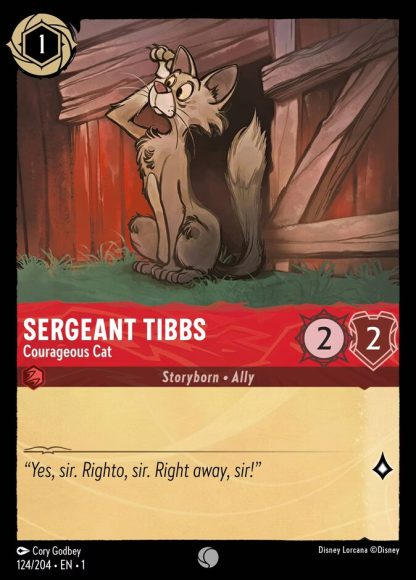 Sergeant Tibbs - Courageous Cat · The First Chapter 124