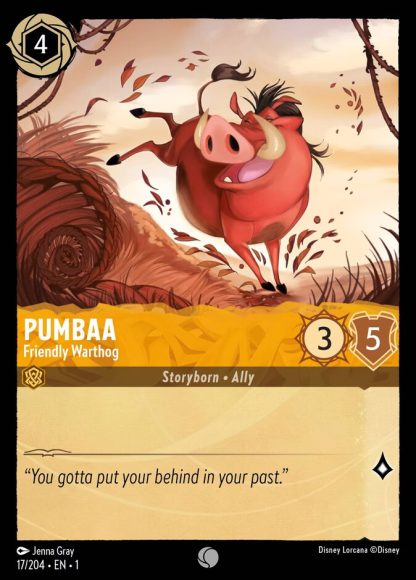 Pumbaa - Friendly Warthog · The First Chapter 17