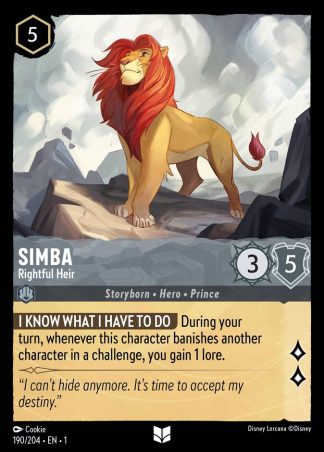 Simba - Rightful Heir  ·  The First Chapter 190