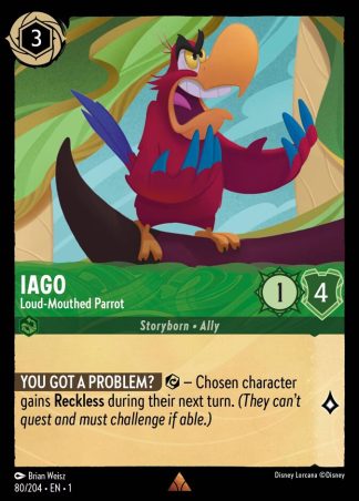 Iago - Loud-Mouthed Parrot  ·  The First Chapter 80