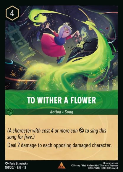 To Wither a Flower · Attack of the Vine! 101
