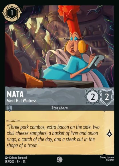 Mata - Meat Hut Waitress · Attack of the Vine! 182
