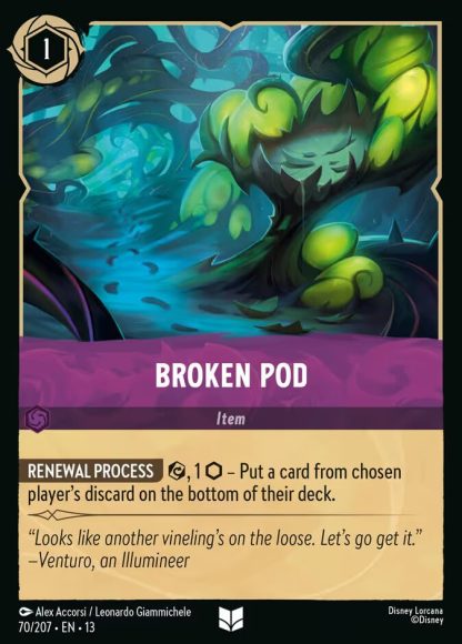 Broken Pod  ·  Attack of the Vine! 70