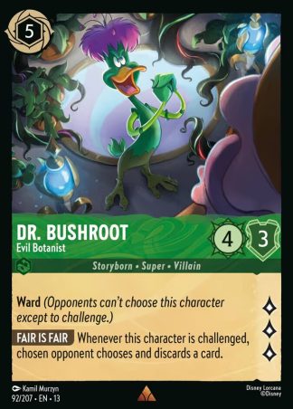 Dr. Bushroot - Evil Botanist  ·  Attack of the Vine! 92
