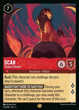Scar - Vicious Cheater  ·  Rise of the Floodborn 125