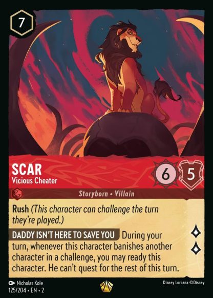 Scar - Vicious Cheater · Rise of the Floodborn 125