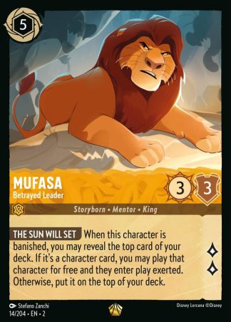 Mufasa - Betrayed Leader  ·  Rise of the Floodborn 14
