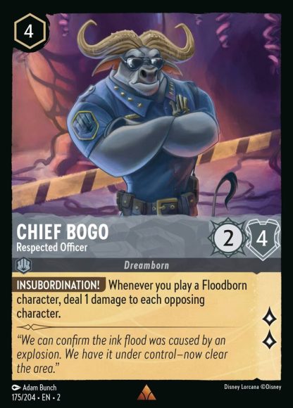 Chief Bogo - Respected Officer · Rise of the Floodborn 175