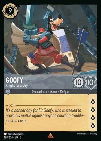 Goofy - Knight for a Day  ·  Rise of the Floodborn 180