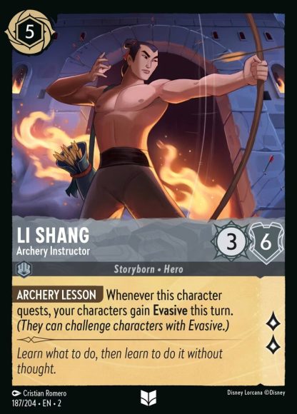 Li Shang - Archery Instructor  ·  Rise of the Floodborn 187