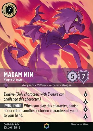 Madam Mim - Purple Dragon  ·  Rise of the Floodborn 208