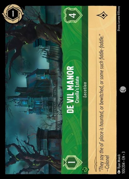 De Vil Manor - Cruella's Estate · Into the Inklands 100