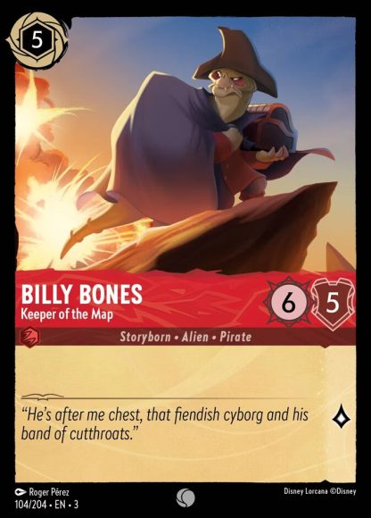 Billy Bones - Keeper of the Map  ·  Into the Inklands 104