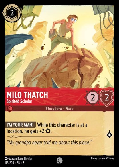 Milo Thatch - Spirited Scholar  ·  Into the Inklands 115