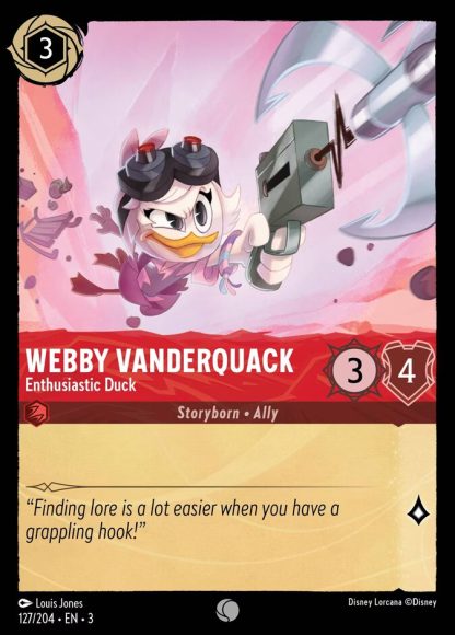 Webby Vanderquack - Enthusiastic Duck  ·  Into the Inklands 127