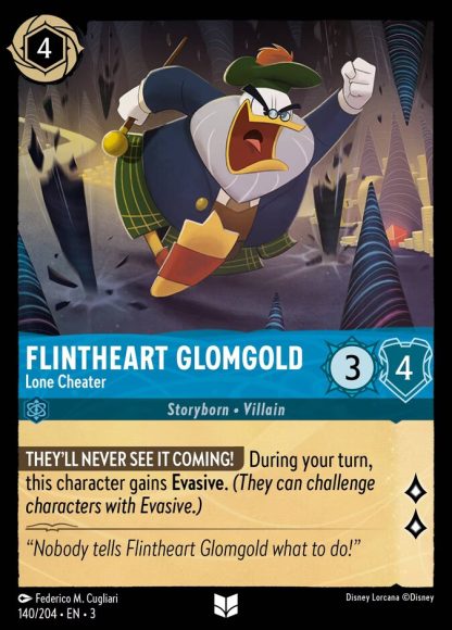 Flintheart Glomgold - Lone Cheater · Into the Inklands 140