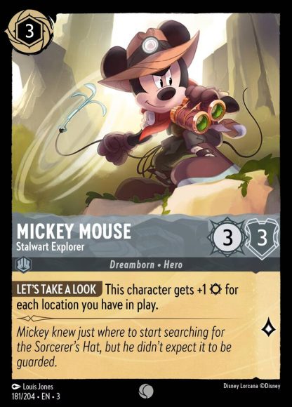 Mickey Mouse - Stalwart Explorer · Into the Inklands 181