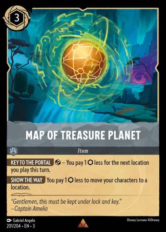Map of Treasure Planet  ·  Into the Inklands 201