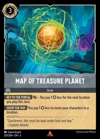 Map of Treasure Planet  ·  Into the Inklands 201